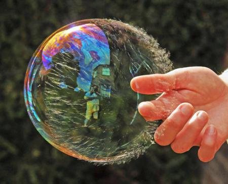 Как самому устроить шоу мыльных пузырей